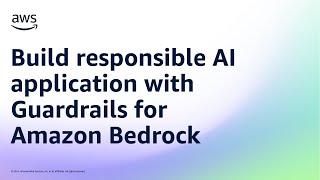 NEW DEMO - Amazon Bedrock Guardrails | Amazon Web Services