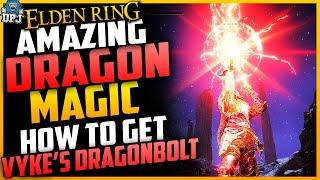 Elden Ring: AMAZING DRAGON MAGIC BUFF - How To Get Vyke's Dragonbolt Incantation & Fingerprint Armor