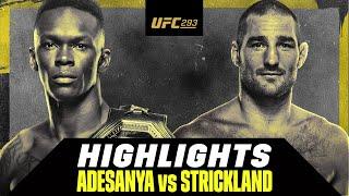 Schock beim Showdown in Sydney! Adesanya vs Strickland | UFC 293 | DAZN Highlights