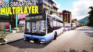 Our First BIG MULTIPLAYER Bus Company | Bus Simulator 18 Gameplay