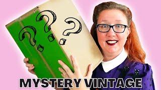 Unbox the final PLUS SIZE Mystery Subscriber Box with me || Plus size vintage sewing pattern HAUL