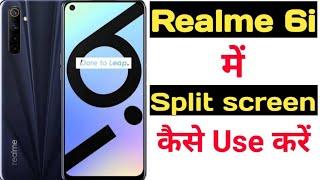 How to enable split screen in realme 6i || Realme 6i me split screen kaise enable kare ||