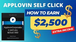 Applovin High eCPM Self Click App | Applovin payment proof | Applovin Earning Trick