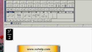 mathtype tutorial for vu students.avi