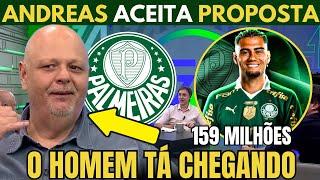 AGORA VAI! MASSINI TROUXE INFORMAÇÃO EM 1ª MÃO SOBRE ANDREAS NO PALMEIRAS.