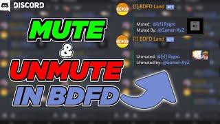 Mute & UnMute Command In Bot Designer For Discord | BDFD