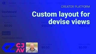 Custom layout for devise views - CreatorPlatform.xyz - Part 26