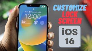 iOS 16: How to Customize Your Lock Screen! [Change Clock Style]