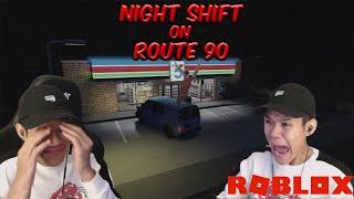 KENE JUMPSCARE BANYAK KALI  || ROBLOX NIGHT SHIFT ON ROUTE 90