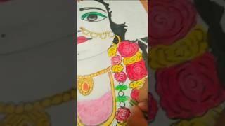 Iskcon Radha rani drawing by Shreya #mayapur #radharanidrawing #shorts #easy #cute #viral #drawing