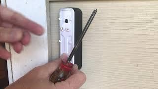 Blink Doorbell Security Camera - Installing with corner mount