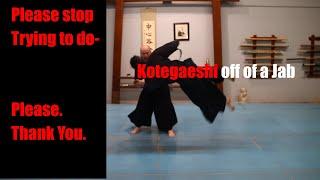 Aikido Kotegaeshi off a Jab -Please Stop