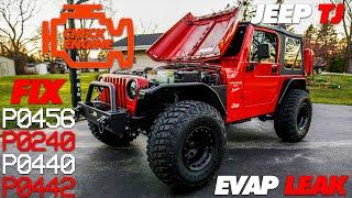 Jeep TJ Code P0456 Evap Leak Code FIX | What to check