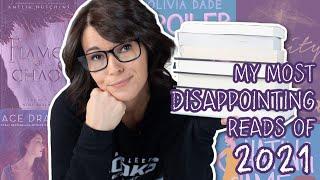 Worst Books of 2021 | My Most Disappointing Reads of 2021 