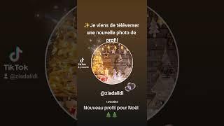 Nouveau photo de profil de Noël sur tiktok @ziadalidi