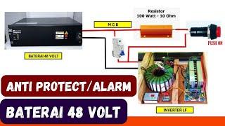 ANTI PROTECT/ALARM BATERAI 48 VOLT BATERAI LIFEPO4 PLTS JADI AMAN