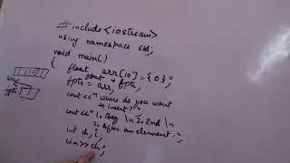 Pointers as Arrays_eg. insertion in array using pointers