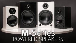 Dayton Audio M-Series Powered Speakers | USB-C, Bluetooth, and More
