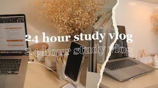 24 hour study day ‍ an unhealthy amount of studying