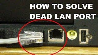 How to solve dead lan port connection by using USB 2.0 convert to Ethernet LAN adapter