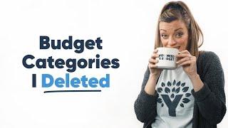 Budget Categories You Can DELETE #deinfluencing