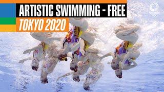 Artistic Swimming - Team Free Routine | ROC | Tokyo 2020 Replays