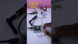 Radio Communication with nRF24L01 using ESP32 #shorts #tmeeducation