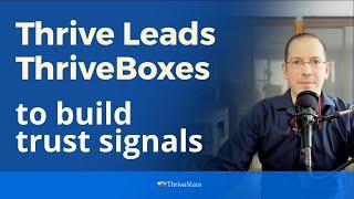 Use Thrive Leads Thriveboxes to add information to your landing pages without increasing the length