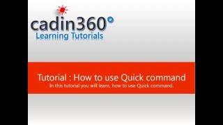 How to use Quick dimension command in AutoCAD