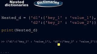 How to create a nested dictionary in Python? - Python by #Moein