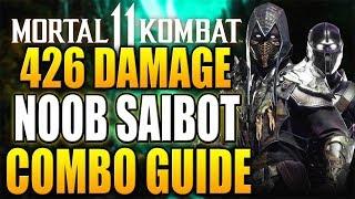 426 Damage Without Krushing Blow - NOOB SAIBOT Mortal Kombat 11 Combo Tutorial Daryus P