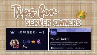 how to be a good discord server owner | lenility 