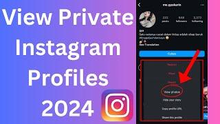 How to view Private Instagram Profiles 2024