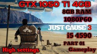 JUST CAUSE 3 gameplay part 1 gtx 1050 ti 4gb