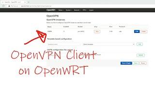 How to Configure OpenVPN Client on OpenWRT