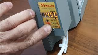 Настройка электронного терморегулятора обогревателя Венеция