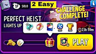 2 Solo lights up blow em up perfect heist solo challenge | match masters | lights up solo challenge