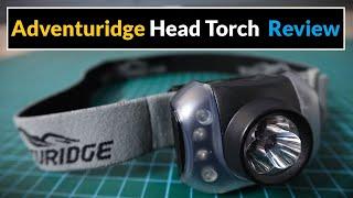 Adventuridge Head Torch from Aldi for Fishing / Camping / Cycling - Review