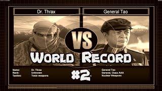 C&C Generals Zero Hour Generals Challenge WORLD RECORD 2025 (Hard) Speedrun: Toxin vs Nuke 8:40