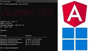 How to install Angular 16 on Windows 11 | Angular CLI