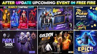 COBRA BUNDLE RETURN | BUNNY BUNDLE RETURN | PURPLE SHADE BUNDLE RETURN | FREE FIRE NEW EVENT