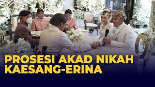 Momen Ijab Kabul Akad Nikah Kaesang dan Erina Gudono, Langsung Cengengesan!