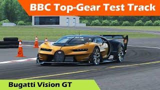 Bugatti Vision GT | LAP RECORD | BBC Top Gear Test Track | Assetto Corsa