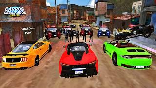 CARROS REBAIXADOS ONLINE | PASSEI NA SUPER MEGA BLITZ DE MCLAREN vs PORSCHE vs MUSTANG