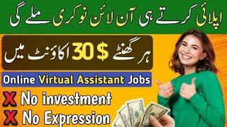 Online Virtual Assistant Jobs for Beginners - Earn $30 per Hour - Earn From Home - Make Money Online