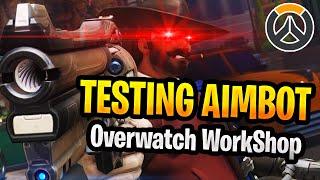 Testing a Legal Aimbot In Overwatch Workshop Mode (Everyone has Aim bot)