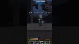 Mr Darko the non-suspicious in a tank #minecraft #gaming #minecraftshorts #livestream