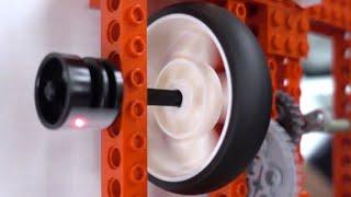 Spinning a Lego Wheel Fast BY HAND