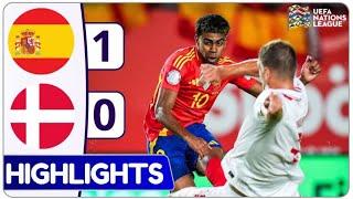 Spain vs Denmark (1-0) | All Goals & Extended Highlights