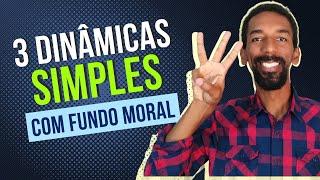 3 Dinâmicas para pequenos grupos, células com fundo moral | Dinâmicas criativas